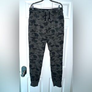 Men's Camo Jogger Pants - Gray/Black